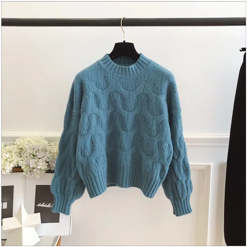 New Twist Round Neck Solid Casual Vintage Soft Knitted Women's Sweater Long Sleeve Korean Fashion Chic Pullover Female Jumpers
New Twist Round Neck Solid Casual Vintage Soft Knitted Women's Sweater Long Sleeve Korean Fashion Chic Pullover Female Jumpers