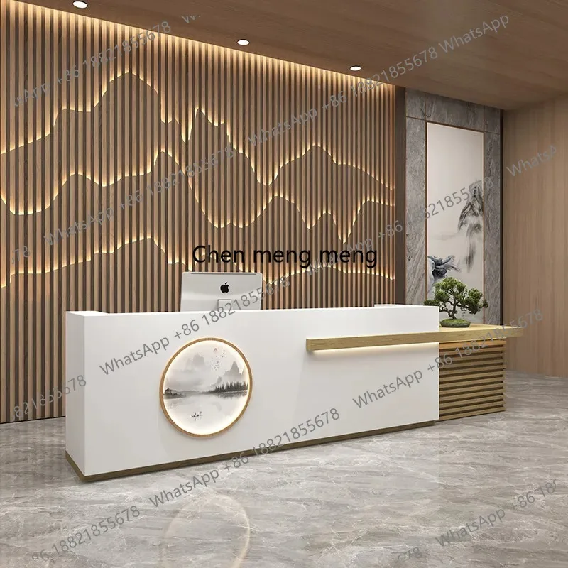 Supermarket Reception Desk Beauty Salon Coffee Modern Reception Desk Pharmacy Table Study Luxury Muebles Commercial Furniture
Supermarket Reception Desk Beauty Salon Coffee Modern Reception Desk Pharmacy Table Study Luxury Muebles Commercial Furniture