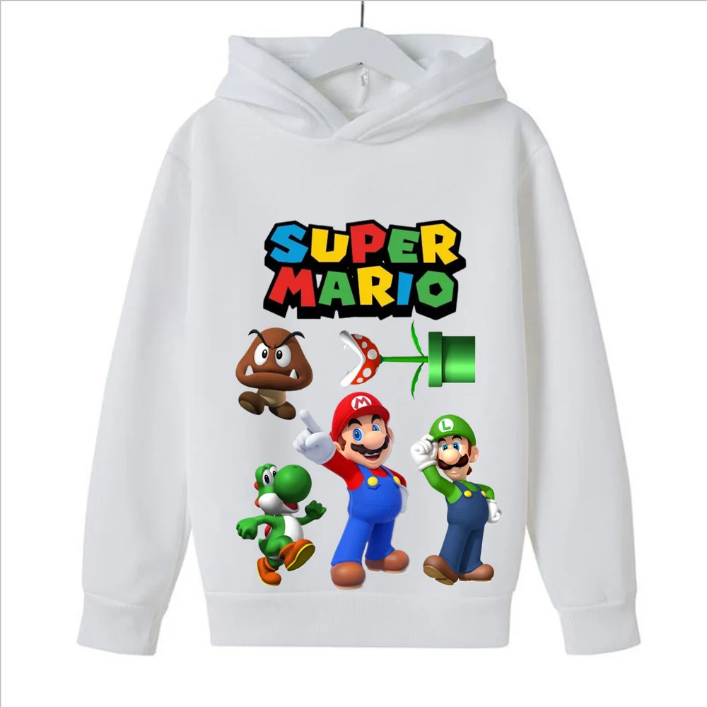 Children's Fall and Winter Casual Comfortable Hoodie Super Mario Cartoon Fun Print Outdoor Fashion Warm Hooded Sweatshirt
Children's Fall and Winter Casual Comfortable Hoodie Super Mario Cartoon Fun Print Outdoor Fashion Warm Hooded Sweatshirt
