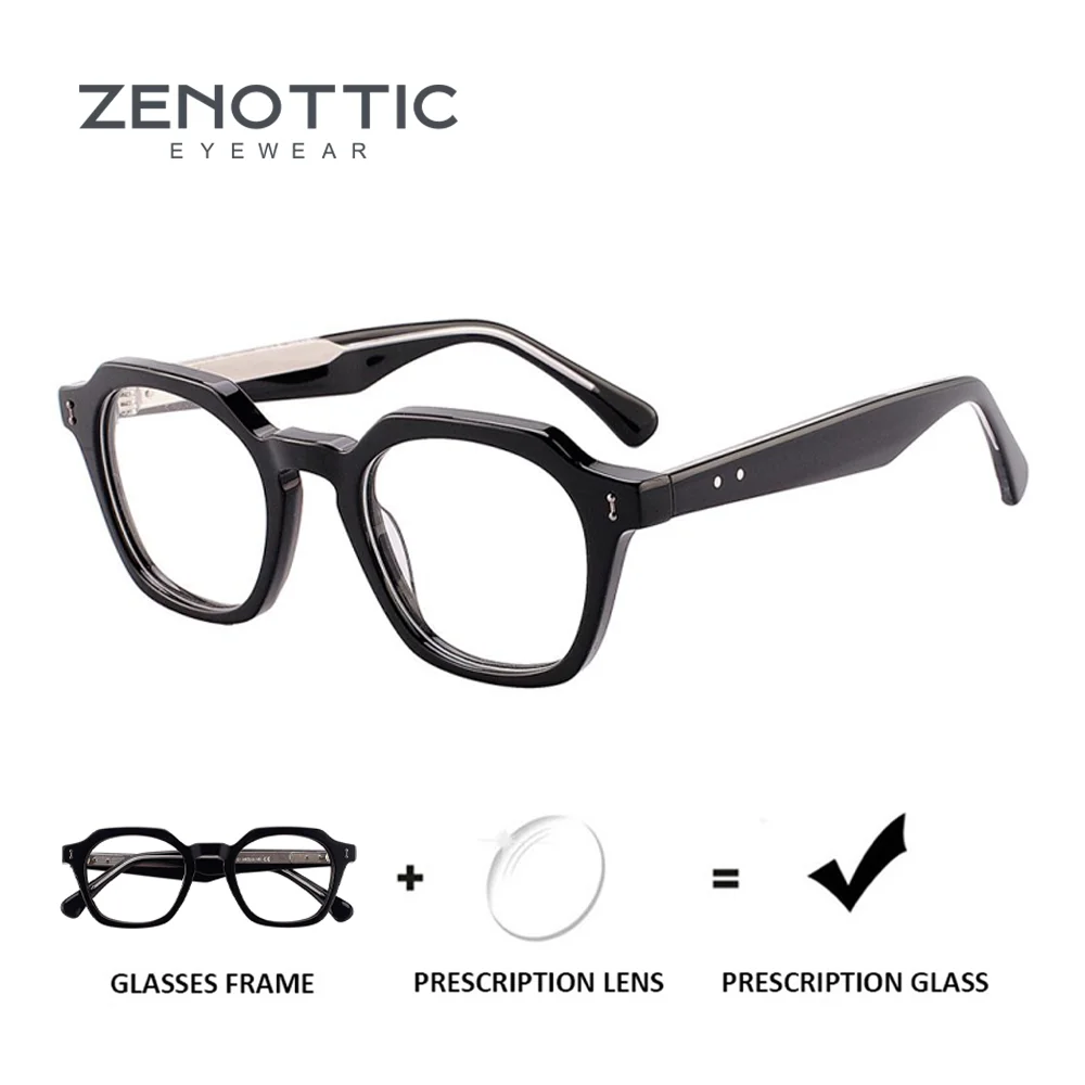 ZENOTTIC Trend Polygon Acetate Prescription Glasses for Unisex Photochromic Optical Eyeglasses Progressive/Myopia Eyewear
ZENOTTIC Trend Polygon Acetate Prescription Glasses for Unisex Photochromic Optical Eyeglasses Progressive/Myopia Eyewear