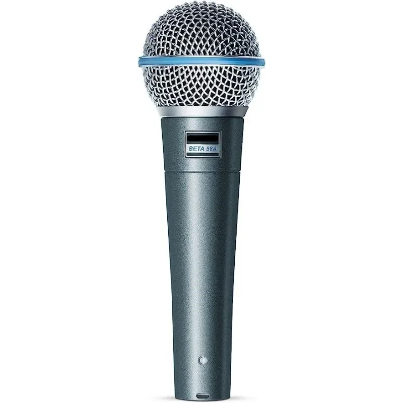 BETA 58A Voice microphone - Single element Hypercore dynamic microphone for stage and studio use
BETA 58A Voice microphone - Single element Hypercore dynamic microphone for stage and studio use