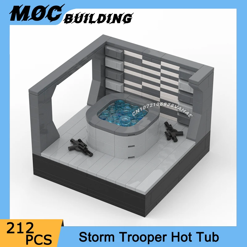 MOC Building Blocks Space Movie Series Scene Trooper Hot Tub Model DIY Assembly Bricks Creative Toys Collection Display Gifts
MOC Building Blocks Space Movie Series Scene Trooper Hot Tub Model DIY Assembly Bricks Creative Toys Collection Display Gifts