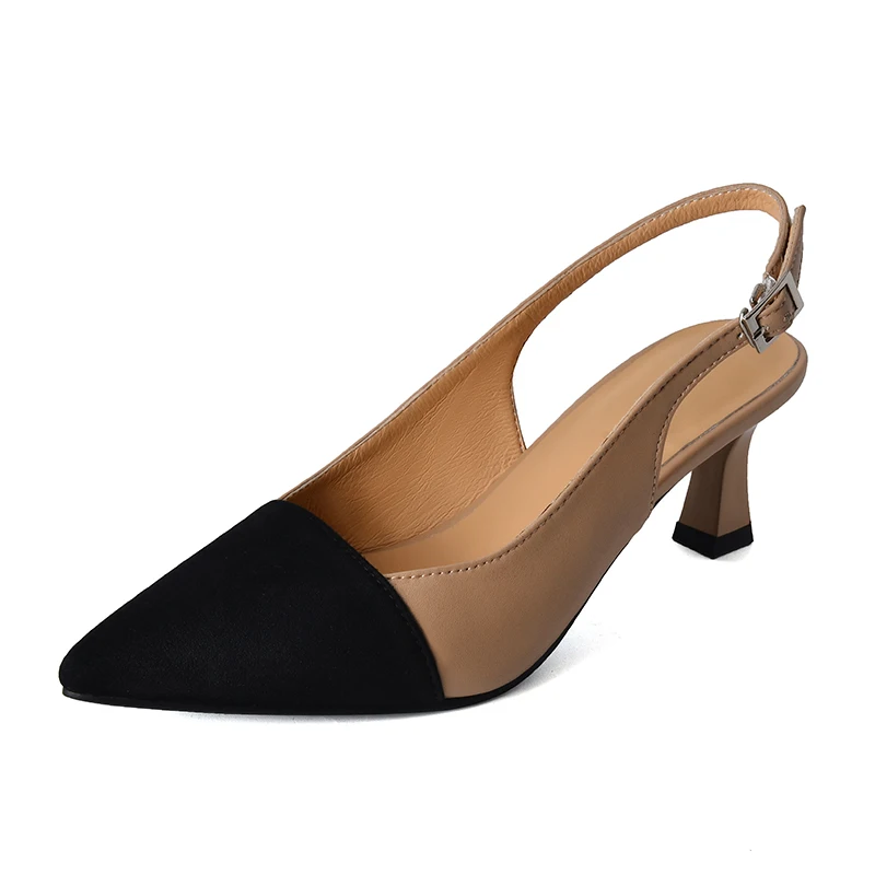 Petite Feet Split Leather Women Slingbacks Pumps New Summer Apricot Black Mid Thin Heels Party Shoes Buckle Oversize Size HG119
Petite Feet Split Leather Women Slingbacks Pumps New Summer Apricot Black Mid Thin Heels Party Shoes Buckle Oversize Size HG119