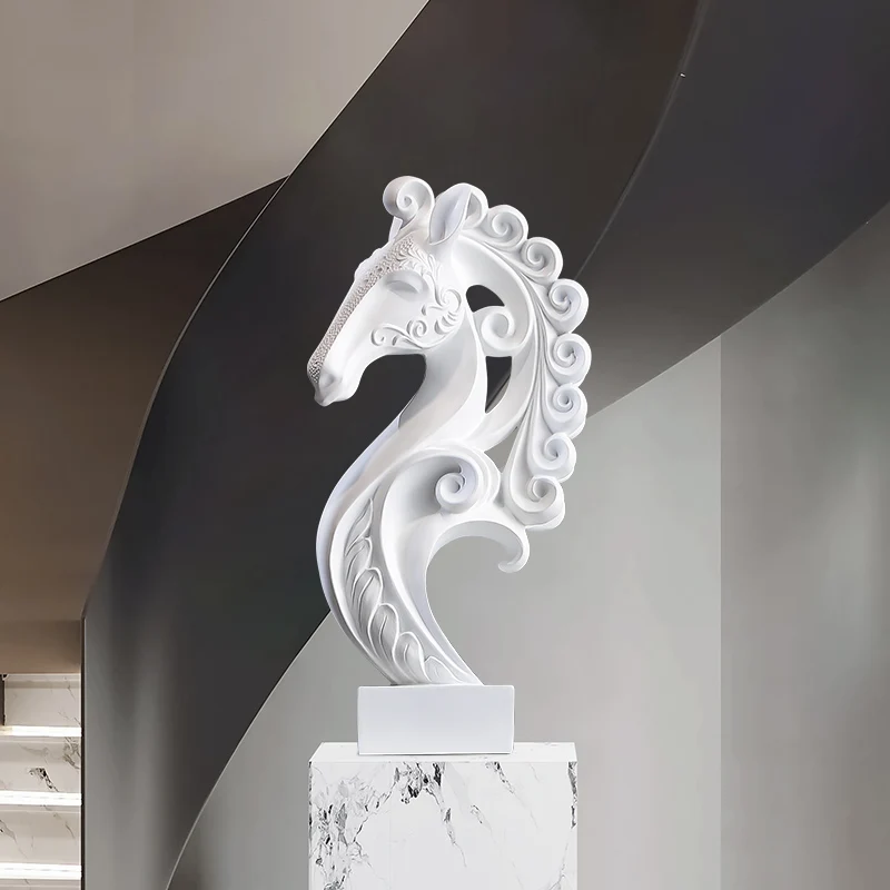 Home Decor Sculptures & Figurines Decoration Accessories New Chinese Style Horse Head Ornaments Living Room Resin Animal Statues
Home Decor Sculptures & Figurines Decoration Accessories New Chinese Style Horse Head Ornaments Living Room Resin Animal Statues