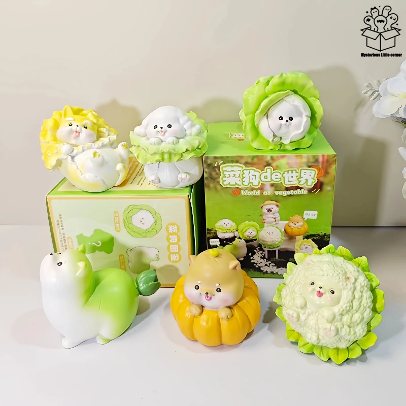 Слепая коробка для собак с капустой, мультяшные фигурки животных, милые украшения для офисного стола, подарок-сюрприз для девочек, модные коллекционные игрушки
Слепая коробка для собак с капустой, мультяшные фигурки животных, милые украшения для офисного стола, подарок-сюрприз для девочек, модные коллекционные игрушки