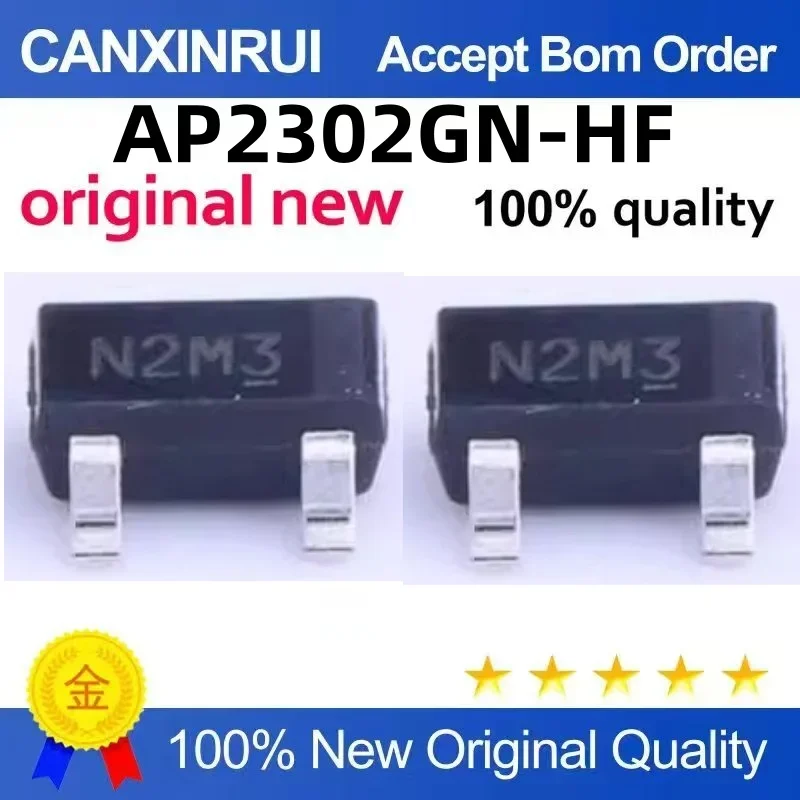 (5-100 pieces) Brand new original AP2302GN-HF AP2302GN MOSFET SMT SOT-23 silk screen N2
(5-100 pieces) Brand new original AP2302GN-HF AP2302GN MOSFET SMT SOT-23 silk screen N2
