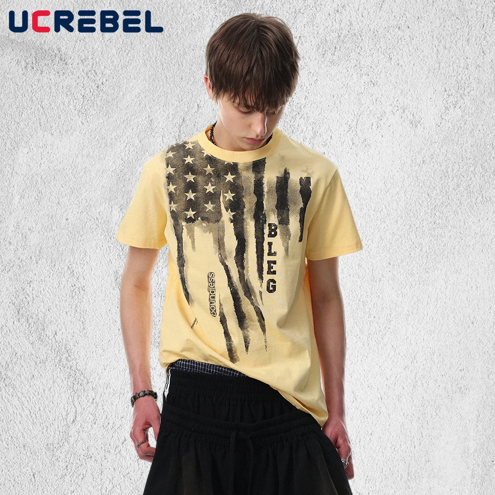 Letter Ink Painting Short Sleeve T-shirt Mens Summer Y2k Streetwear Crew Neck Loose Cotton Tee Man Tshirt
Letter Ink Painting Short Sleeve T-shirt Mens Summer Y2k Streetwear Crew Neck Loose Cotton Tee Man Tshirt