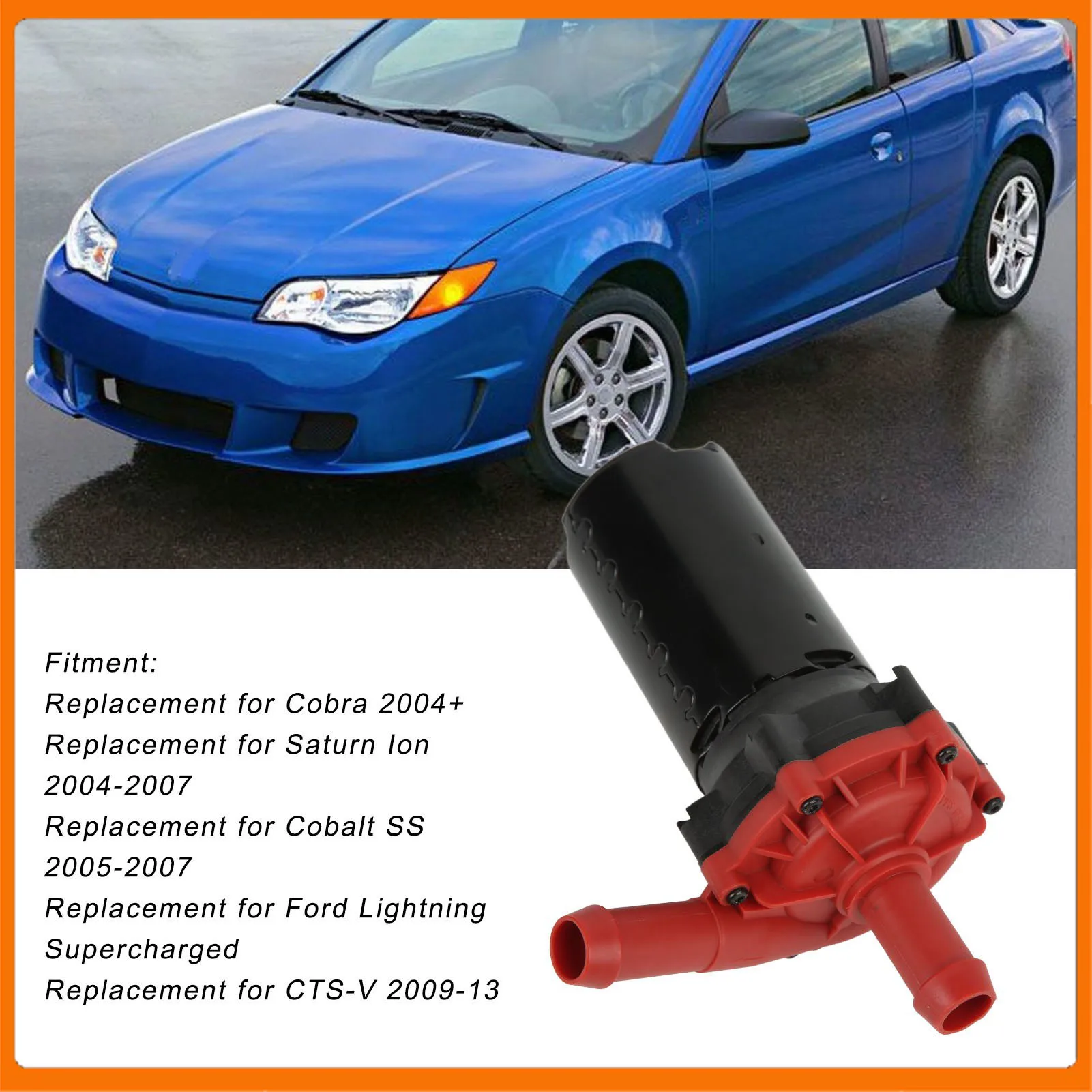 Water to Air Intercooler Pump Water to Air Intercooler Pump with Harness Mounting Bracket Replacement for Saturn Ion 2004‑2007 
Water to Air Intercooler Pump Water to Air Intercooler Pump with Harness Mounting Bracket Replacement for Saturn Ion 2004‑2007
