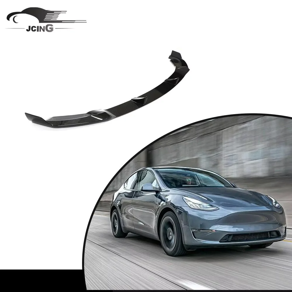 Dry Carbon Fiber Front Bumper Lip Splitter for Tesla Model Y Mayor Sport Utility 4-Door Electric 2020- 2022
Dry Carbon Fiber Front Bumper Lip Splitter for Tesla Model Y Mayor Sport Utility 4-Door Electric 2020- 2022