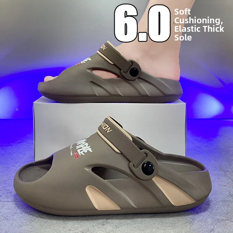 Men's Summer Outdoor Wear Anti-Slip Wear-Resistant Thick Bottom Sports Slippers Beach Sandals Comfortable EVA Material
Men's Summer Outdoor Wear Anti-Slip Wear-Resistant Thick Bottom Sports Slippers Beach Sandals Comfortable EVA Material