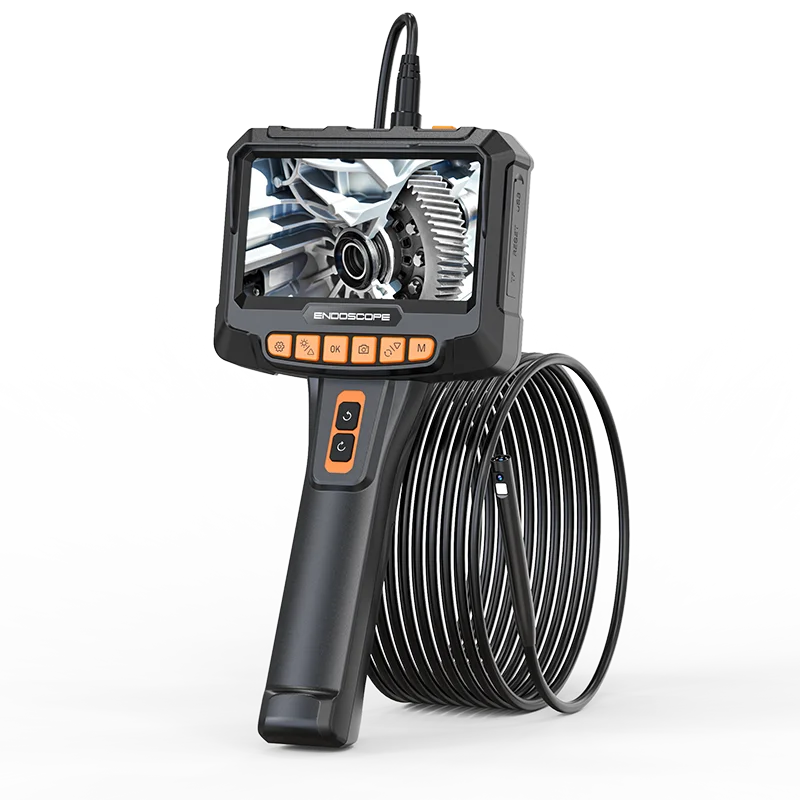 8mm Dual Lens Digital Professional Industrial HD Endoscope 4.3 inch LCD Snake Flexible Videoscope for Video Borescope Inspection
8mm Dual Lens Digital Professional Industrial HD Endoscope 4.3 inch LCD Snake Flexible Videoscope for Video Borescope Inspection