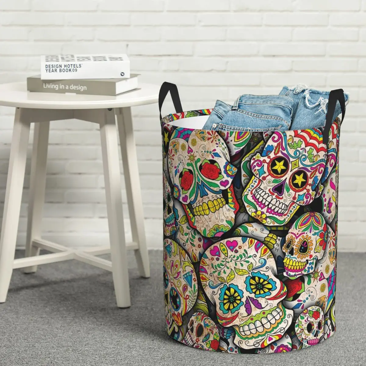 Laundry Collector Sugar Skull Collage Folding Laundry Basket Large Storage Children Washing Basket Home Organizer
Laundry Collector Sugar Skull Collage Folding Laundry Basket Large Storage Children Washing Basket Home Organizer