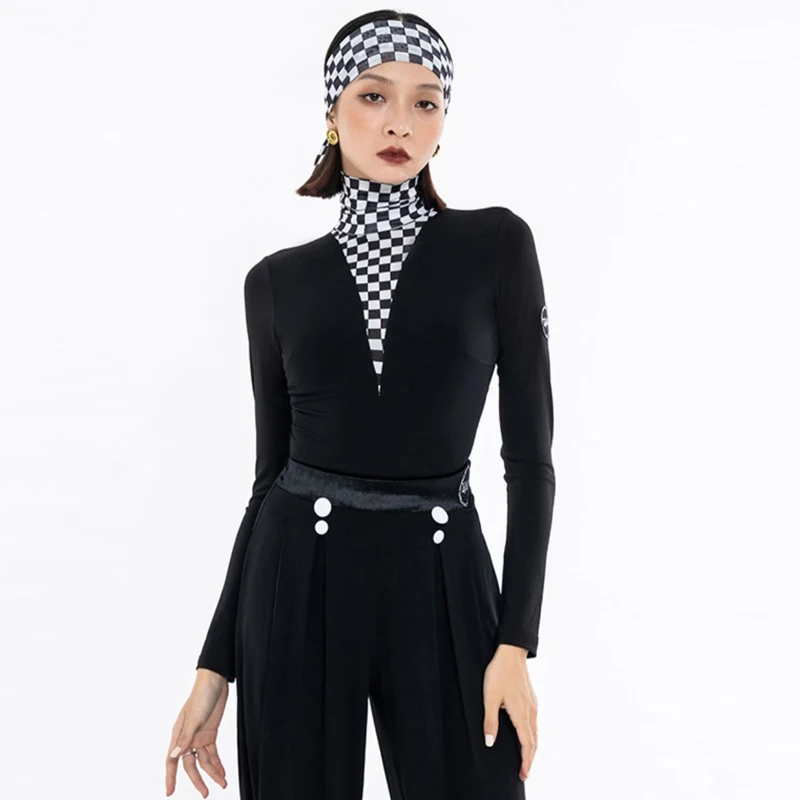 Female Ballroom Dance Costume Women Modern Dancing Pants Black Latin Tops Adults Tango Latin Dance Performance Suits SL11793
Female Ballroom Dance Costume Women Modern Dancing Pants Black Latin Tops Adults Tango Latin Dance Performance Suits SL11793