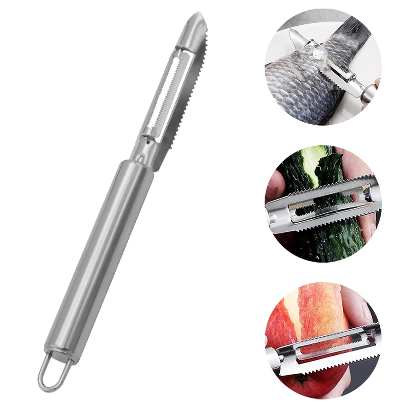 Stainless Steel Fish Scales Peeler Scrape Fish Scales Planer Fast Cleaning Tools Vegetable Fruit Peeler Kitchen Accessories
Stainless Steel Fish Scales Peeler Scrape Fish Scales Planer Fast Cleaning Tools Vegetable Fruit Peeler Kitchen Accessories