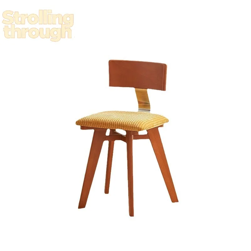 Medieval dining chair Nordic solid wood backrest dining table and chairs wabi wind stool designer high-end French retro chair
Medieval dining chair Nordic solid wood backrest dining table and chairs wabi wind stool designer high-end French retro chair