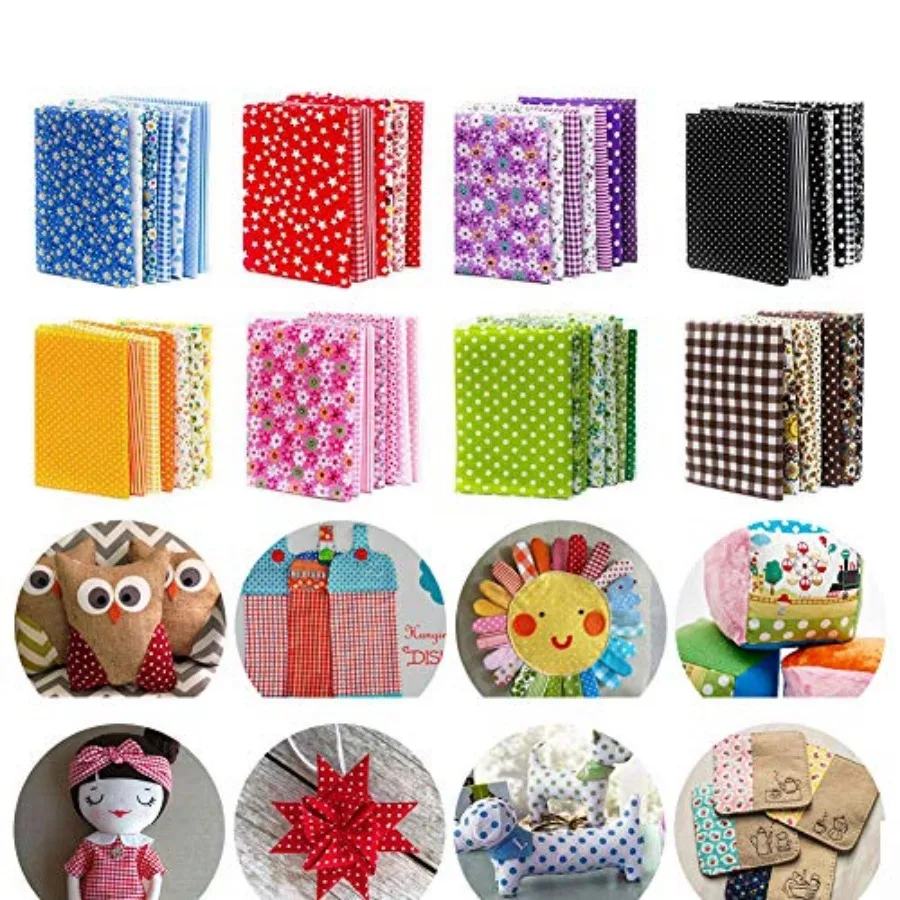 4" x 4" 10cm x 10cm Cotton Craft Fabric Bundle Squares, Squares Sheets Patchwork, Pre-Cut Quilt Squares, DIY Sewing Quarters Bu
4" x 4" 10cm x 10cm Cotton Craft Fabric Bundle Squares, Squares Sheets Patchwork, Pre-Cut Quilt Squares, DIY Sewing Quarters Bu