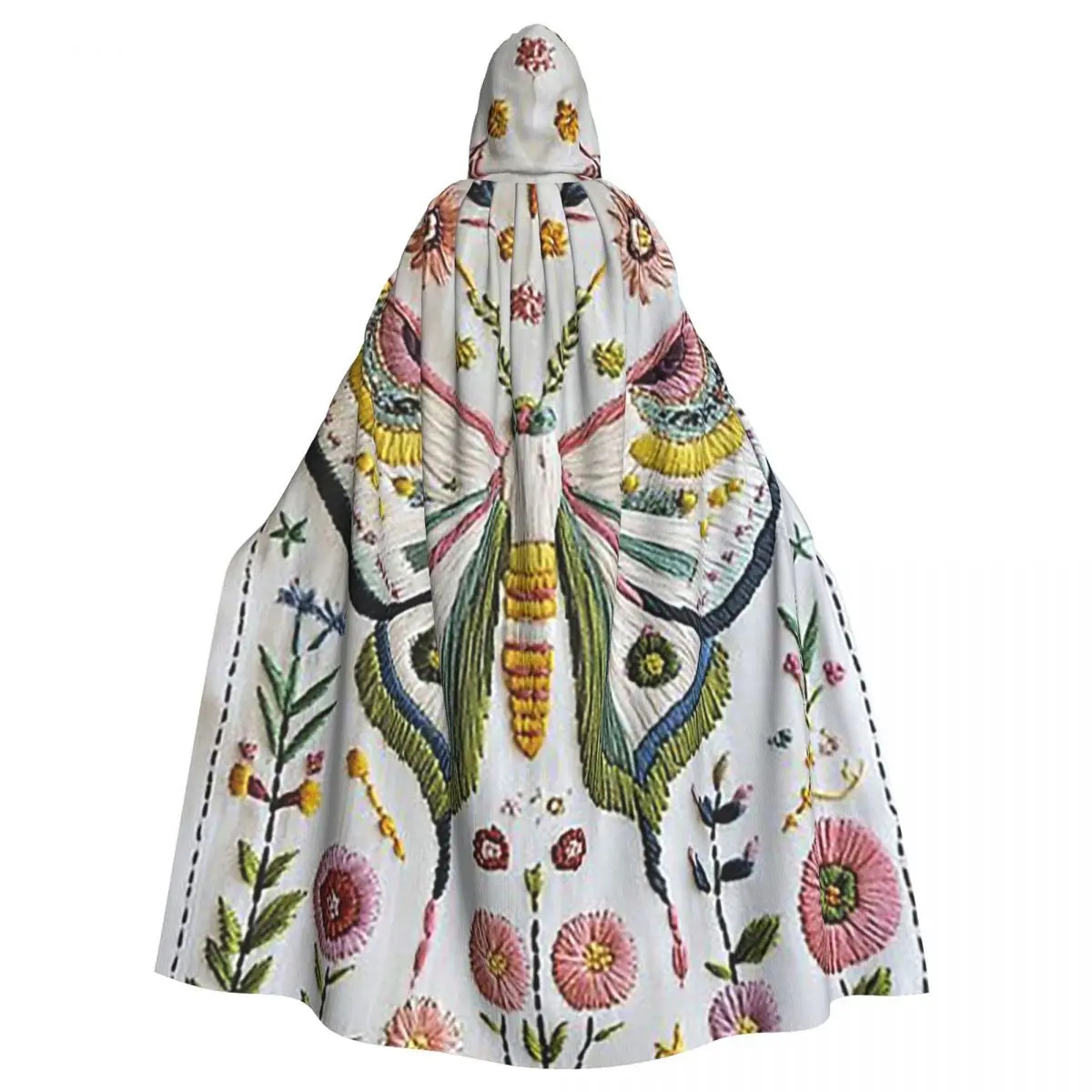 Luna Moth Embroidery Long Hooded Cloak Witch Medieval Costume Cosplay Cape HalloweenParty Adult Unisex
Luna Moth Embroidery Long Hooded Cloak Witch Medieval Costume Cosplay Cape HalloweenParty Adult Unisex