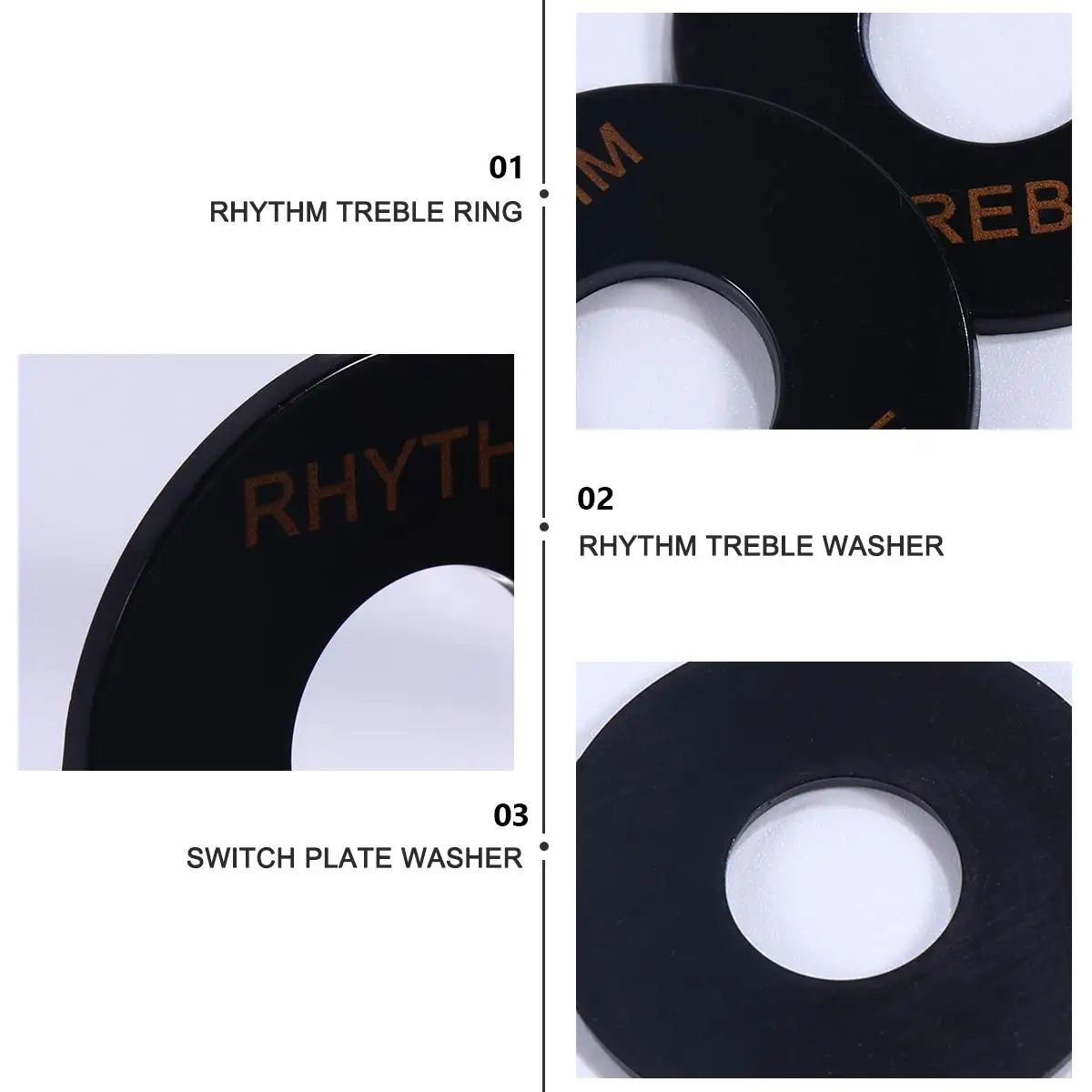 Professional Rhythm Treble Washer Toggle Switch Plate Black Plastic Gold Covers Electric Guitar Parts Accessories Round Pad
Professional Rhythm Treble Washer Toggle Switch Plate Black Plastic Gold Covers Electric Guitar Parts Accessories Round Pad