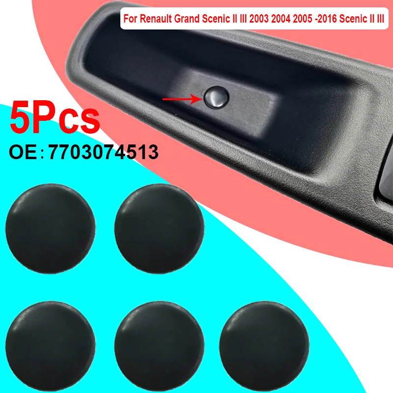 5 шт. новый ящик для хранения внутренней дверной ручки автомобиля, заглушка с гайкой для Renault Grand Scenic II III 2003 2004 2005-2016 Scenic II III
5 шт. новый ящик для хранения внутренней дверной ручки автомобиля, заглушка с гайкой для Renault Grand Scenic II III 2003 2004 2005-2016 Scenic II III