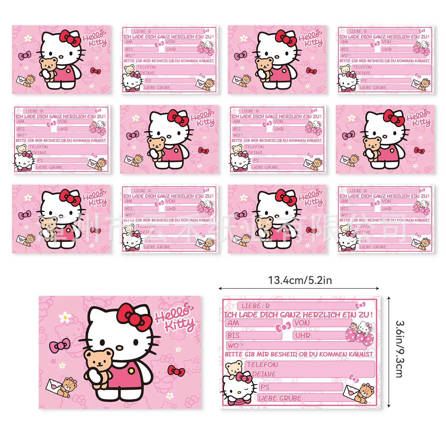12pcs Set Hello Kitty Cinnamoroll Pom Pom Purin Kuromi Melody Happy Birthday Party Supplies Invitation Cards Letter Gift
12pcs Set Hello Kitty Cinnamoroll Pom Pom Purin Kuromi Melody Happy Birthday Party Supplies Invitation Cards Letter Gift