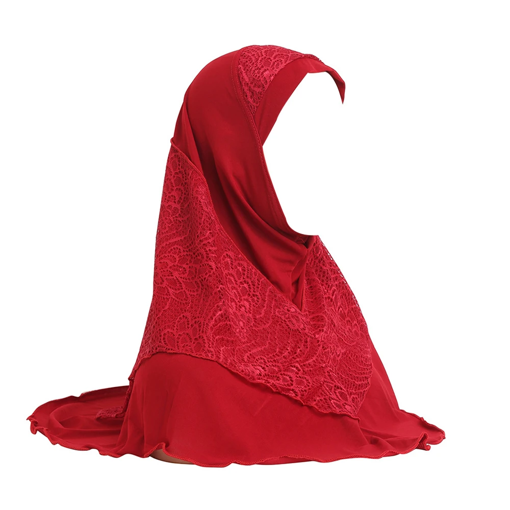 70*60cm Muslim Amira Hijab With Lace Pull On Islamic Scarf Head Wrap Prayer Scarves Headscarf Head Wrap Turban Bnadanas Fashion
70*60cm Muslim Amira Hijab With Lace Pull On Islamic Scarf Head Wrap Prayer Scarves Headscarf Head Wrap Turban Bnadanas Fashion