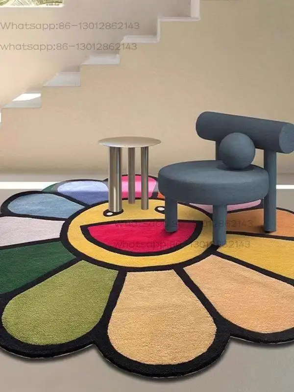 Круглый ковер с подсолнухом, высококачественное цветное одеяло для дивана, журнального столика
Круглый ковер с подсолнухом, высококачественное цветное одеяло для дивана, журнального столика