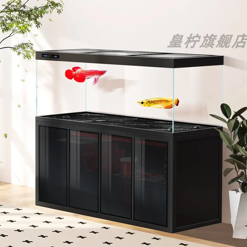 CX tubeless fish tank living room household screen dragon fish tank bottom filter gold crystal ultra-white glass aquarium
CX tubeless fish tank living room household screen dragon fish tank bottom filter gold crystal ultra-white glass aquarium