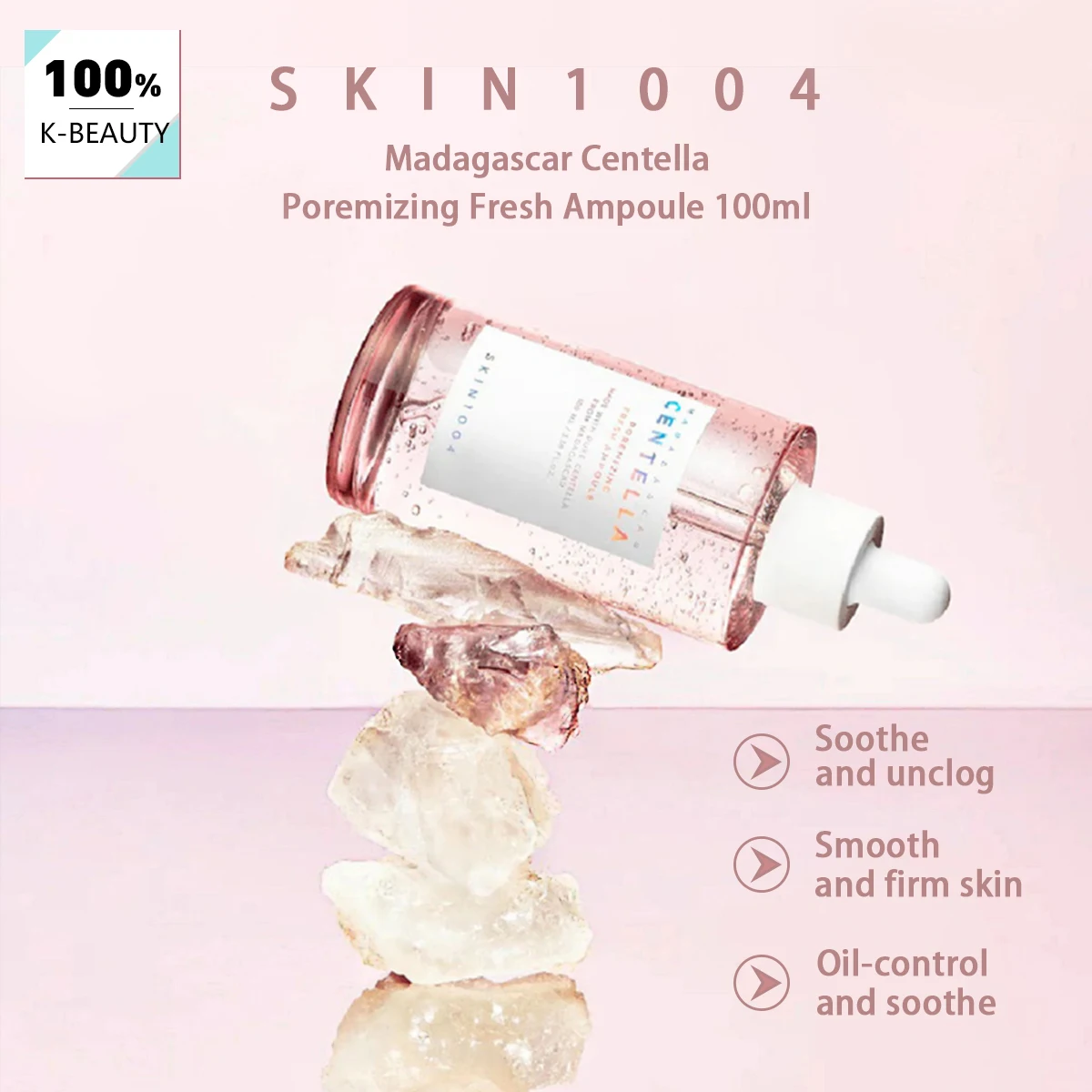 SKIN1004 Madagascar Centella Poremizing Fresh Ampoule, регулирующая жирность, нелипкая, улучшает состояние кожи вокруг пор, K-Beauty, корейская косметика
SKIN1004 Madagascar Centella Poremizing Fresh Ampoule, регулирующая жирность, нелипкая, улучшает состояние кожи вокруг пор, K-Beauty, корейская косметика