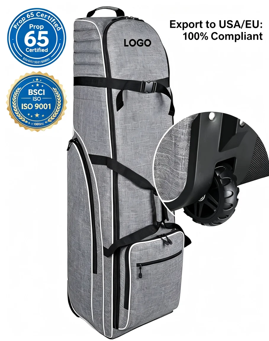 Heavy Duty Oxford Golf Club Travel Cover with Shoe Room Wear Resistant Soft Surface Foldable Golf Air Travel Bag
Heavy Duty Oxford Golf Club Travel Cover with Shoe Room Wear Resistant Soft Surface Foldable Golf Air Travel Bag