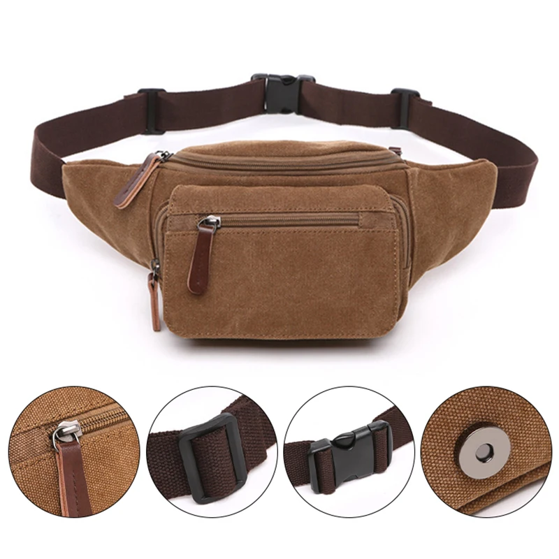 Men Waist Bag Hip Sack Casual Shoulder Belt Bags Canvas Belly Banana Pack Outdoor Hiking Fanny Pack Travel Cell Phone Chest Bag
Men Waist Bag Hip Sack Casual Shoulder Belt Bags Canvas Belly Banana Pack Outdoor Hiking Fanny Pack Travel Cell Phone Chest Bag