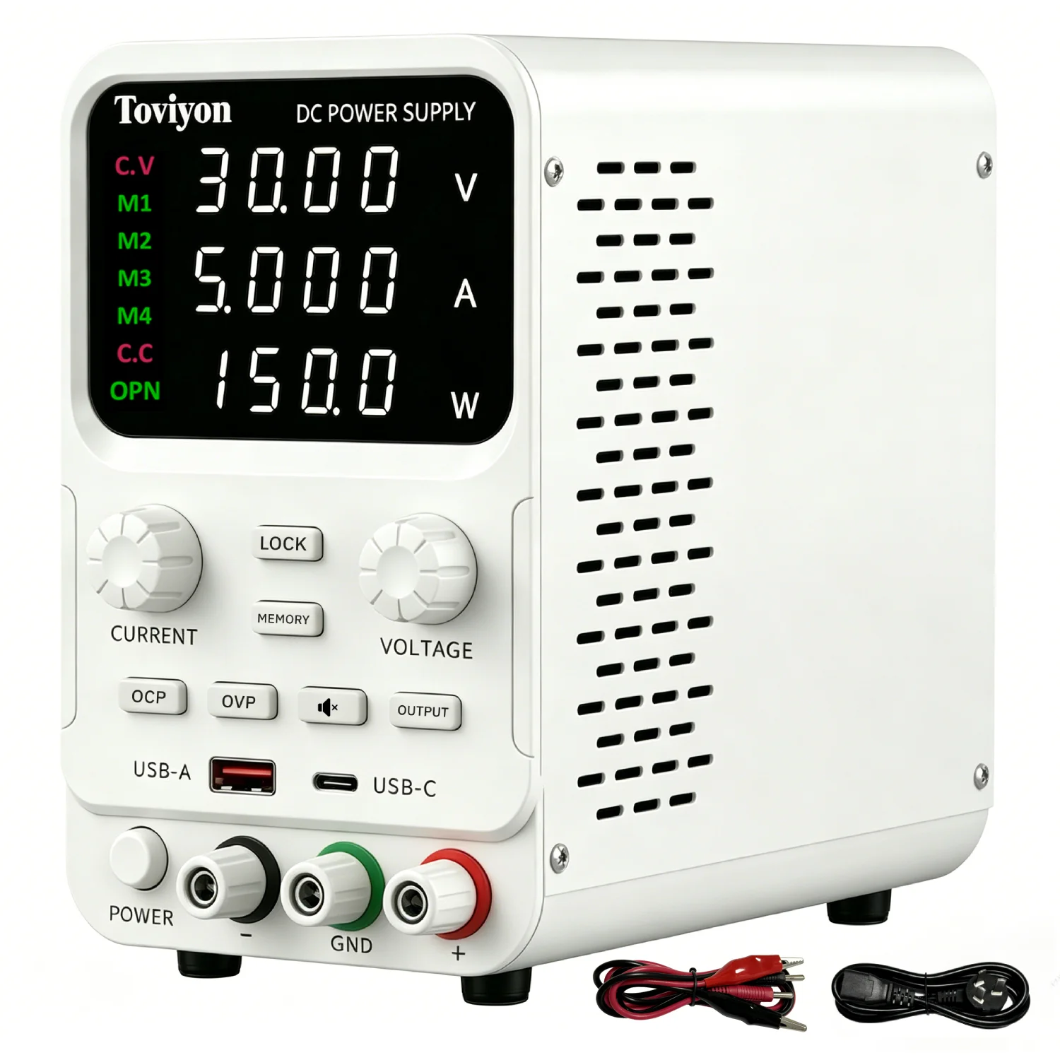 DC Laboratory Power Supply 30V 60V 120V Adjustable Voltage Regulator Bench Switching Power Supply Variable Current Stabilized Po
DC Laboratory Power Supply 30V 60V 120V Adjustable Voltage Regulator Bench Switching Power Supply Variable Current Stabilized Po