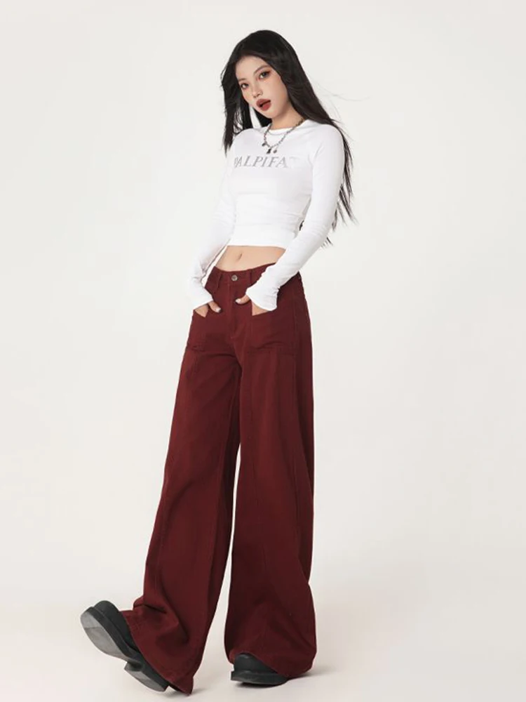 WCFCX STUDIO Women's Casual Baggy Jeans Streetwear Vintage Wide Leg Denim Pants Female Fashion Straight Trousers 2025 New
WCFCX STUDIO Women's Casual Baggy Jeans Streetwear Vintage Wide Leg Denim Pants Female Fashion Straight Trousers 2025 New