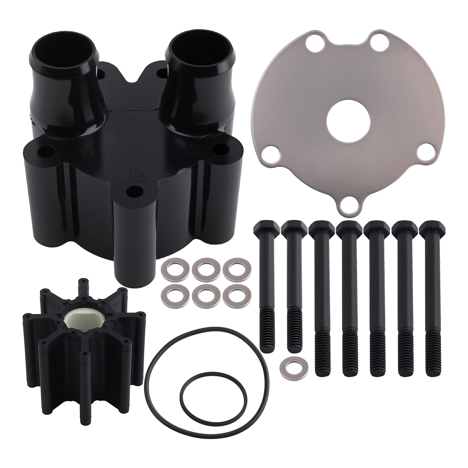 Water Pump Impeller Kit for MerCruiser Bravo Replaces 18-3150 46-807151A14 18-3150-1 9-48350 46-807151A7
Water Pump Impeller Kit for MerCruiser Bravo Replaces 18-3150 46-807151A14 18-3150-1 9-48350 46-807151A7