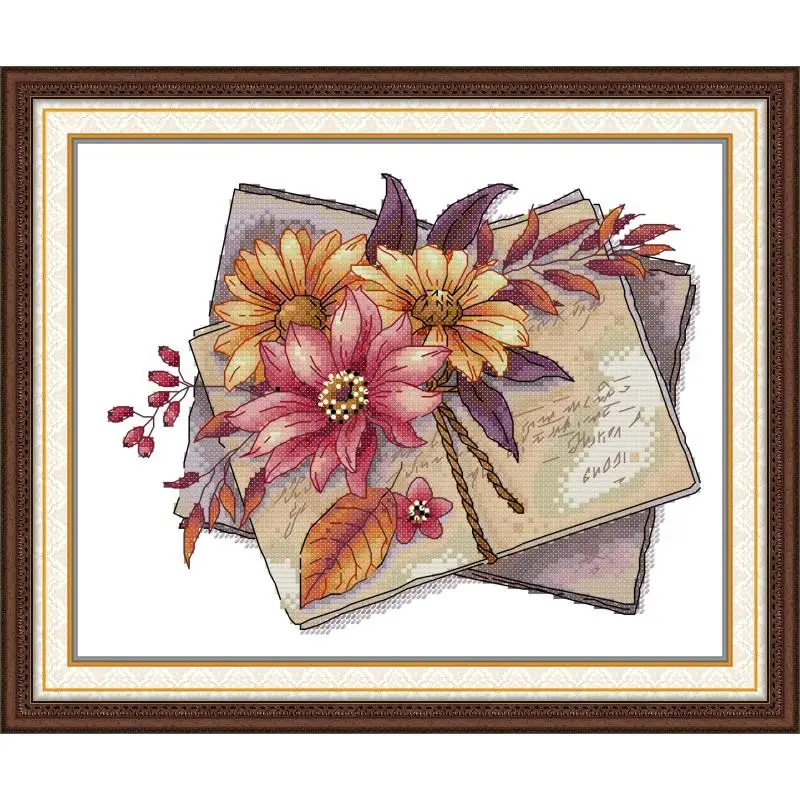 Maydear Cross Stitch Kit, 11CT/14CT/16CT/9CT Aida Fabric,DMC Threads Sewing Pattern Embroidery Set-Autumn Greetings
Maydear Cross Stitch Kit, 11CT/14CT/16CT/9CT Aida Fabric,DMC Threads Sewing Pattern Embroidery Set-Autumn Greetings