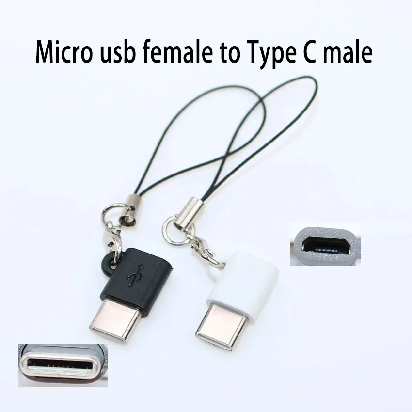 2pcs Micro To Type-C Adapter For Android Female Port To Type-C Male OTG Anti Loss Adapter With Keychain For Easy Portability
2pcs Micro To Type-C Adapter For Android Female Port To Type-C Male OTG Anti Loss Adapter With Keychain For Easy Portability