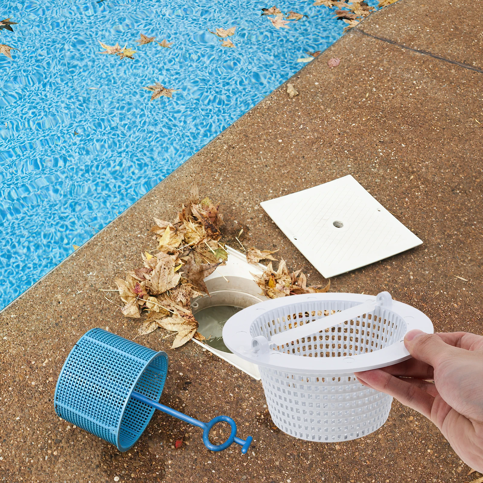 Pool Filter Basket Skimmer Swimming Replacement Plastic Net for Hair Leaves Small Debris Easy Install Clean Maintenance
Pool Filter Basket Skimmer Swimming Replacement Plastic Net for Hair Leaves Small Debris Easy Install Clean Maintenance