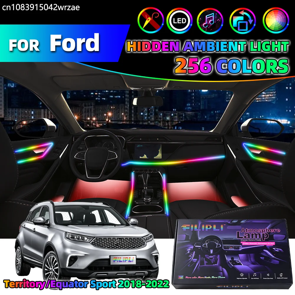 For Ford Territory/Equator Sport 2018-2022 Years Car Interior Ambient Lights Strips Breathing Lighting Kit App Control Auto LED
For Ford Territory/Equator Sport 2018-2022 Years Car Interior Ambient Lights Strips Breathing Lighting Kit App Control Auto LED