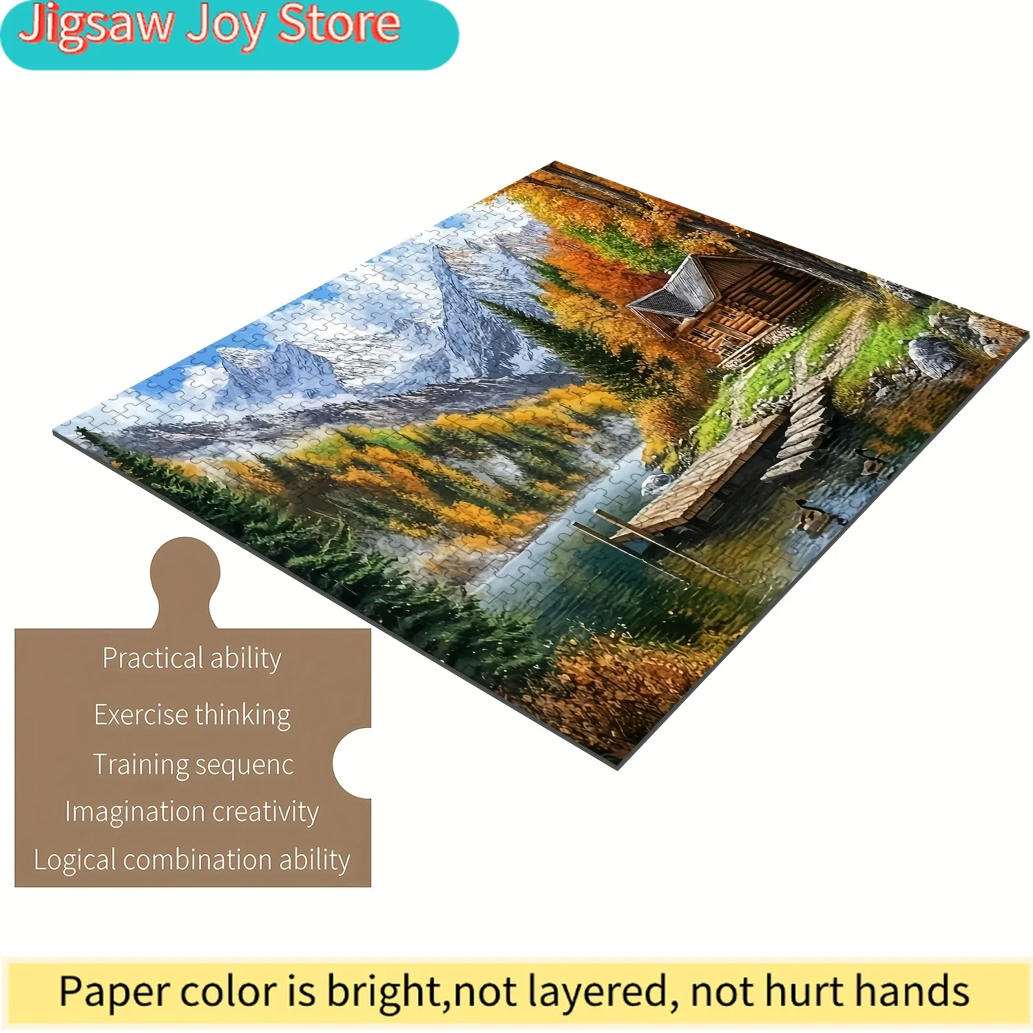 Пазл, разработанный для всей семьи, с изображением живописной осенней снежной горной пейзажи, с элементами, которые легко соединяются между собой.
Пазл, разработанный для всей семьи, с изображением живописной осенней снежной горной пейзажи, с элементами, которые легко соединяются между собой.