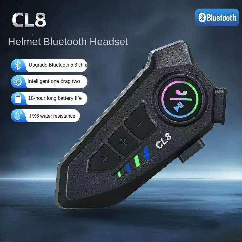 Bluetooth-гарнитура для мотоцикла CL8 | Двухканальная система связи для мотоциклистов, GPS-навигация, потоковая передача музыки, 8 часов разговорного времени – универсальная модель
Bluetooth-гарнитура для мотоцикла CL8 | Двухканальная система связи для мотоциклистов, GPS-навигация, потоковая передача музыки, 8 часов разговорного времени – универсальная модель