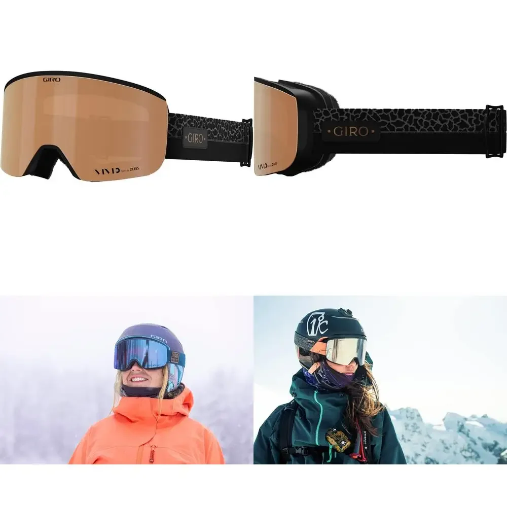 Women's Snowboard Ski Goggles with Quick Lens Change, 2 Vivid Lenses, Anti-Fog, Ventilated, Over-the-Glasses Compatible
Women's Snowboard Ski Goggles with Quick Lens Change, 2 Vivid Lenses, Anti-Fog, Ventilated, Over-the-Glasses Compatible