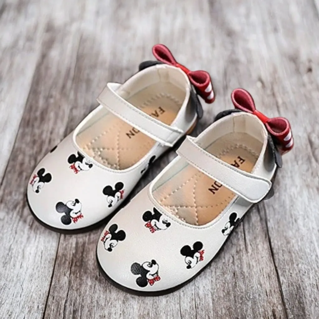 Disney Casual Shoes Kids Mickey Mouse Shoes For Girls Outdoor White Pink PU Leather Children Flats Soft Toddler Size 21-30
Disney Casual Shoes Kids Mickey Mouse Shoes For Girls Outdoor White Pink PU Leather Children Flats Soft Toddler Size 21-30