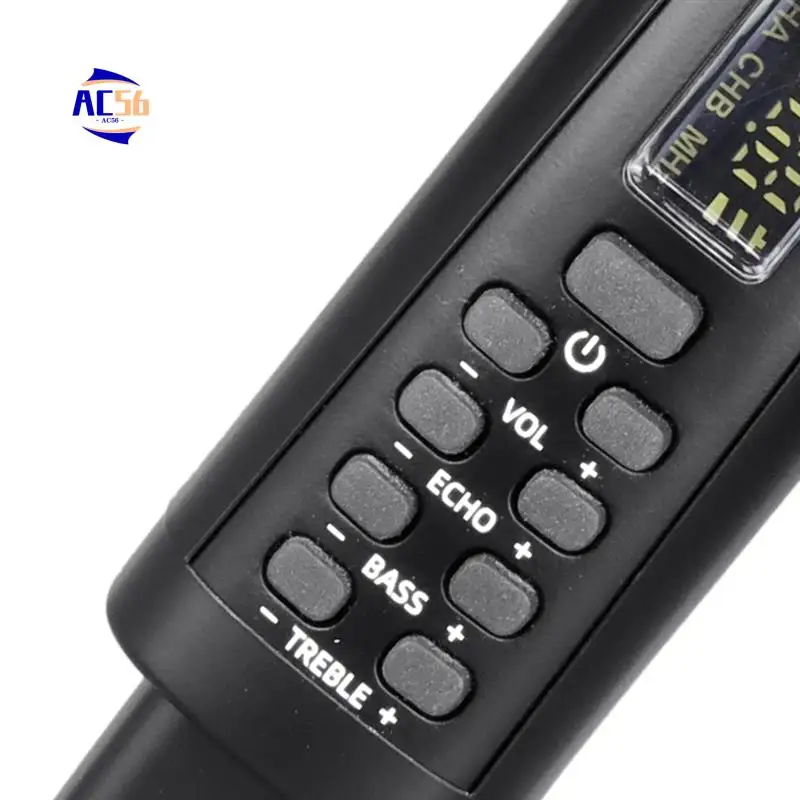 AC56-Karaoke Wireless Microphone Receiver Audio Singing Performance Echo Treble Bass 2.4G Wireless Handheld Microphone
AC56-Karaoke Wireless Microphone Receiver Audio Singing Performance Echo Treble Bass 2.4G Wireless Handheld Microphone