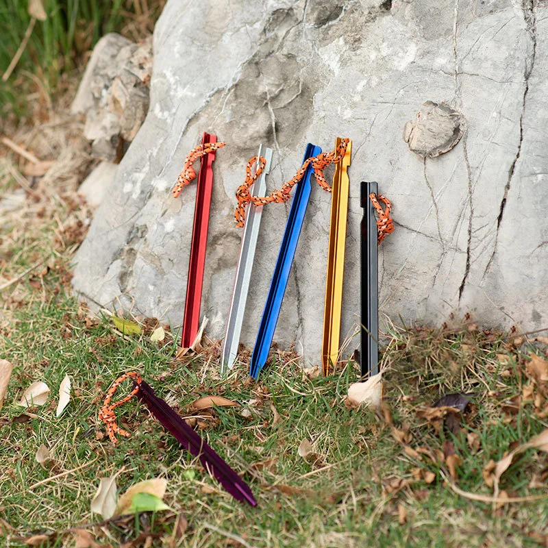 Outdoor canopy 7 series aluminum alloy high-strength 18cm triangular nail camping tent beach campsite with fixed ground nail
Outdoor canopy 7 series aluminum alloy high-strength 18cm triangular nail camping tent beach campsite with fixed ground nail