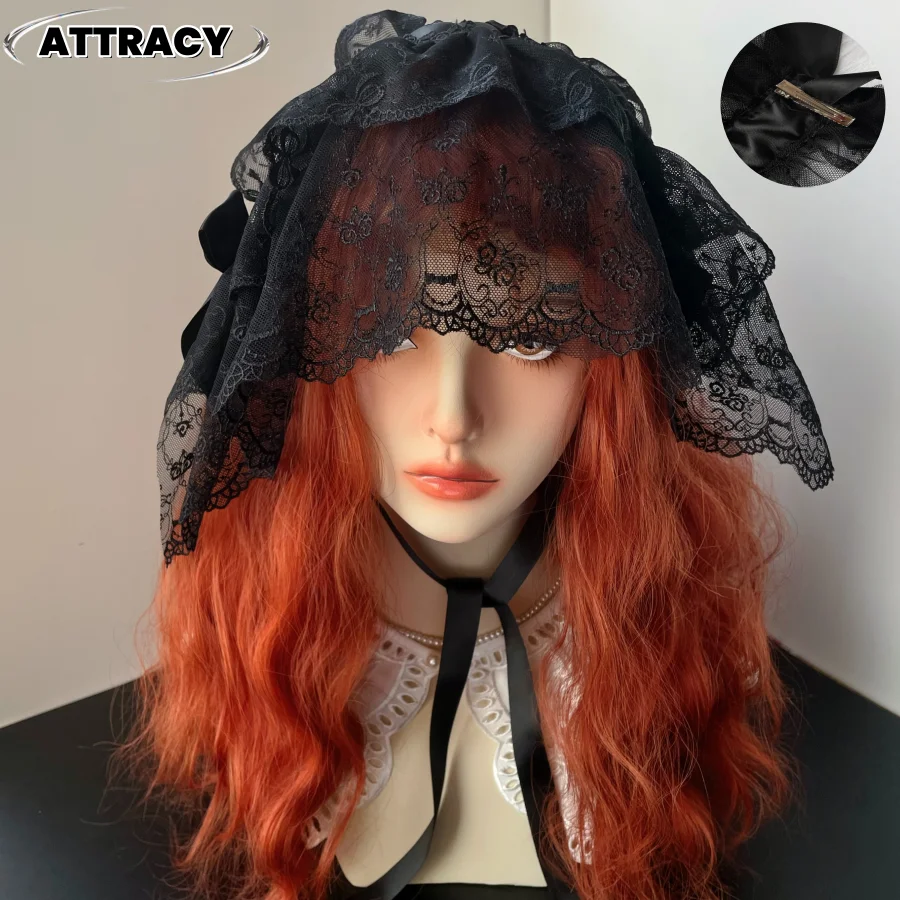 2025 New Handmade Lace Gothic Retro Lolita Headband Dark Black Veil Vintage Elegant Bow JK Lolita Cosplay Headwear
2025 New Handmade Lace Gothic Retro Lolita Headband Dark Black Veil Vintage Elegant Bow JK Lolita Cosplay Headwear