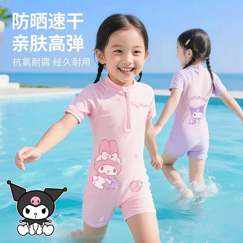 Cute My Melody Children's Swimsuit Pink Short Sleeved One-Piece Gentle Comfortable Swimsuit Is Perfect for Summer Beach Parties
Cute My Melody Children's Swimsuit Pink Short Sleeved One-Piece Gentle Comfortable Swimsuit Is Perfect for Summer Beach Parties