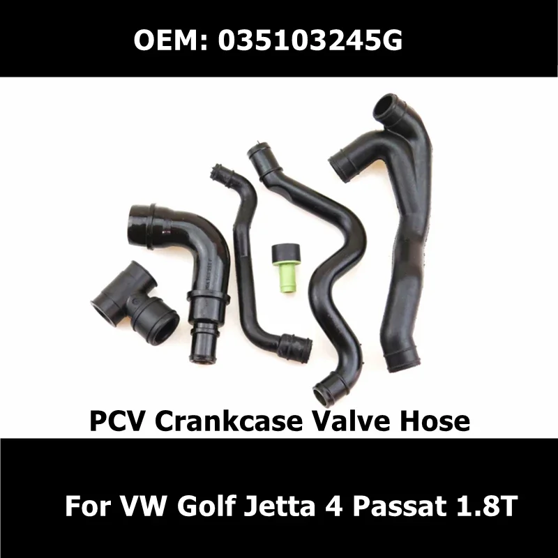 035103245G 1.8T PCV Crankcase Ventilation Valve Hose Repair Kit For VW Golf Jetta 4 Passat Bora Polo Beetle Exhaust Pipe
035103245G 1.8T PCV Crankcase Ventilation Valve Hose Repair Kit For VW Golf Jetta 4 Passat Bora Polo Beetle Exhaust Pipe