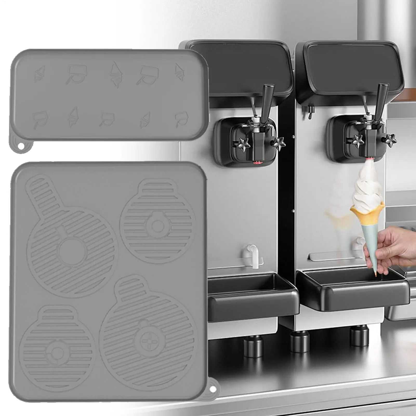 Silicone Coffee Mat Non-Slip Ice Cream Maker Silicone Pad Dish Drying Pad Shock-Absorbing Ice Cream Maker Accessory For
Silicone Coffee Mat Non-Slip Ice Cream Maker Silicone Pad Dish Drying Pad Shock-Absorbing Ice Cream Maker Accessory For