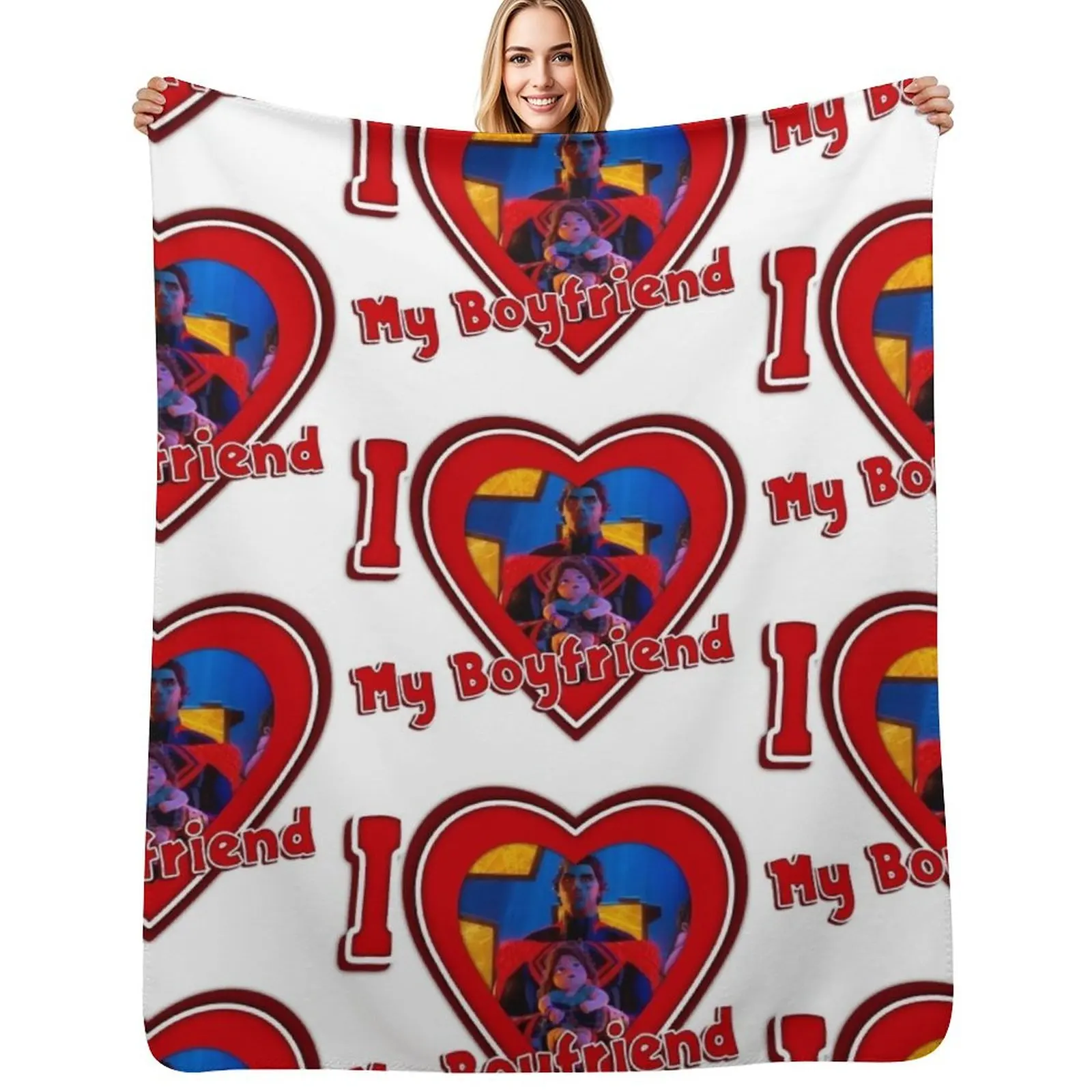 I love my boyfriend, Miguel O’hara’s with Mayday Throw Blanket Shaggy Furry Soft Blanket for Bedroom Living Room
I love my boyfriend, Miguel O’hara’s with Mayday Throw Blanket Shaggy Furry Soft Blanket for Bedroom Living Room