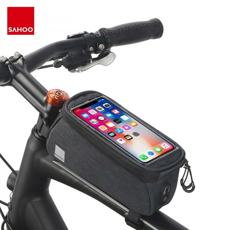 Sahoo 121460-SA Touchcreen Cycling Bike Bicycle Cell Mobile PhoneTop Tube Bag Front Frame Pack Pannier 0.8L
Sahoo 121460-SA Touchcreen Cycling Bike Bicycle Cell Mobile PhoneTop Tube Bag Front Frame Pack Pannier 0.8L