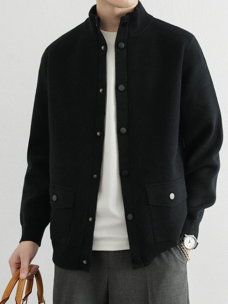 Korean Light Maturi Knitted Jaet Faionable Stand Collar Open Cardigan Men's Autumn Versatile Casual Sweater
Korean Light Maturi Knitted Jaet Faionable Stand Collar Open Cardigan Men's Autumn Versatile Casual Sweater